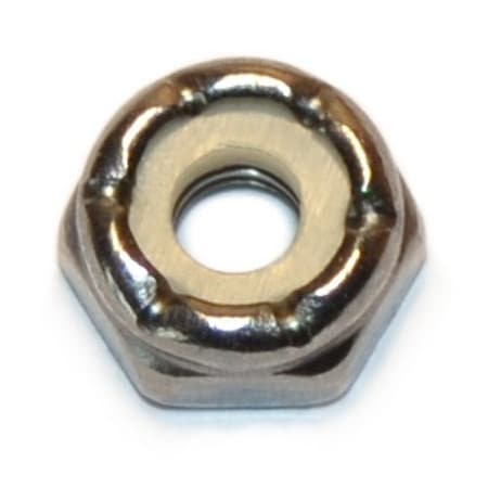 Midwest Fastener Lock Nut, #8-32, 18-8 Stainless Steel, Not Graded, 20 PK 33741